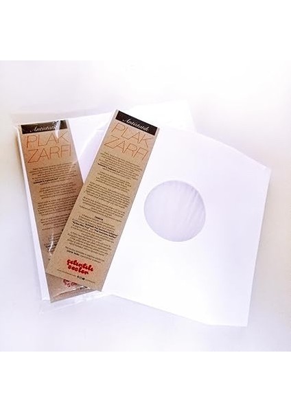 Sesler Beyaz Antistatik Lp (12") Plak Zarfı (20 Adet) modelleri