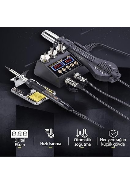 Havya Sıcak Hava Üflemeli Havya Istasyonu Lehim Makinesi fırsatları