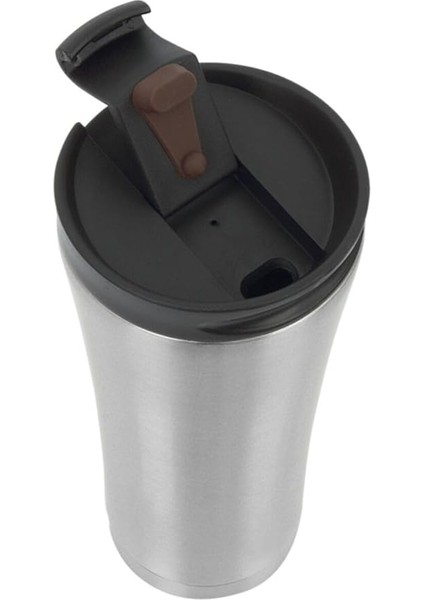 M Harfli Baskılı Çelik Termos Bardak 500 ml Tek Ebat Metalik fiyatları