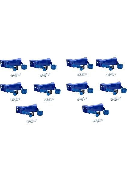 10X Silindir Monte Gaz Silindir Braketi Dayanıklı Abs Gaz Silindir Tutucu Kamp Motorör Rv Karavan Mavi (Yurt Dışından)