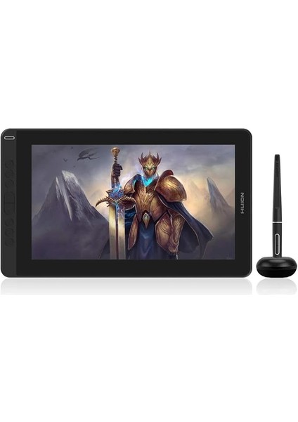 Kamvas 13 IPS Panel Full Hd LCD Grafik Tablet 36.65CM x 21.74CM, 8192 Kademe Basınç Hassasiyetli, 120% Srgb, 5080LPI Çözünürlük (HUGS1331)