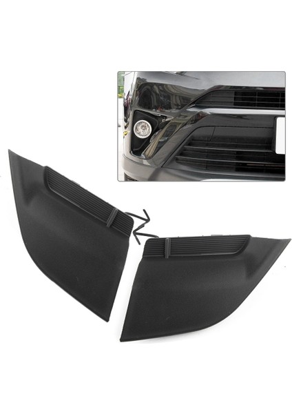 2pcs Ön Tampon Çekme Kanca Göz Kapağı Kapağı Toyota Rav4 Eu 2016-2018 (Yurt Dışından) modelleri