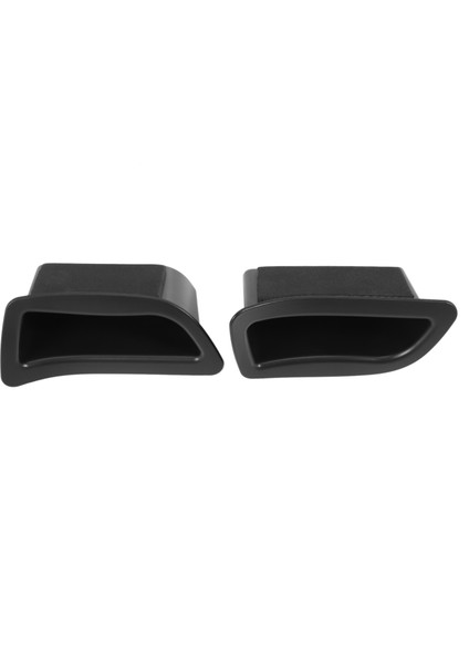 2pcs/set Siyah Ön Kapı Tutucu Saklama Kutusu Konteyner Tutucu Tepsi Araç Aksesuarları Volvo V40 V40CC Için (Yurt Dışından)