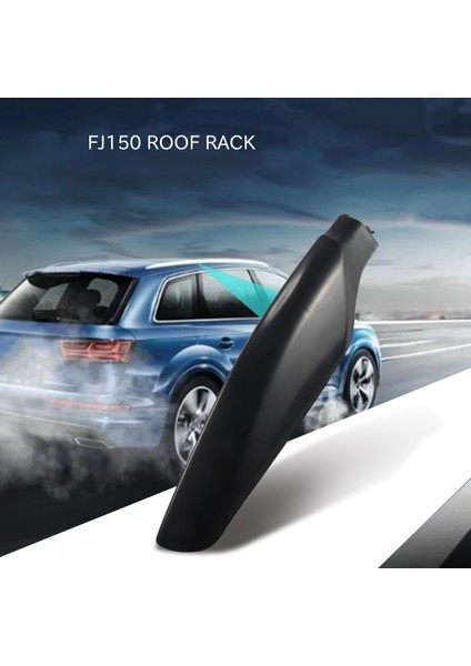 4pcs/set Siyah Abs Araba Çatı Rafı Kapak Ray Ucu Kabuk Toyota Prado FJ150 2010-2019 Için Koruma (Yurt Dışından) modelleri