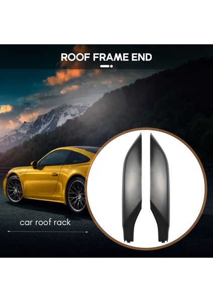 4pcs/set Siyah Abs Araba Çatı Rafı Kapak Ray Ucu Kabuk Toyota Prado FJ150 2010-2019 Için Koruma (Yurt Dışından) fırsatları