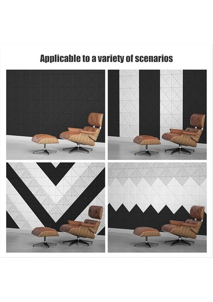 Kendi Kendine Yapışkanlı 12 Pack Akustik Paneller 12X12X0 4inch Ses Geçirmez Köpük Panelleri Duvarlar Için Ses Emici Karo Beyaz (Yurt Dışından) modelleri
