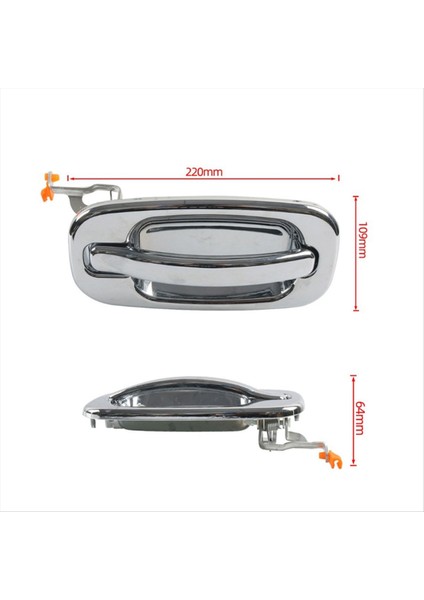 Chevrolet Gmc Için 15107656 Arka Sağ Dış Kapı Kolu Araç Elektrapan Kapı Kapı Kolu Araba Kapısı Dekor Aksesuarları (Yurt Dışından) indirimleri