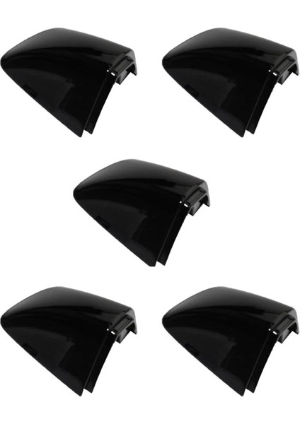 5x 1K8837879 5KD837879 Ön Sol Kapı Tutucu Kilit Silindir Kapağı Golf 6 Passat Sharan Skoda Süper Koltuk Siyah (Yurt Dışından)
