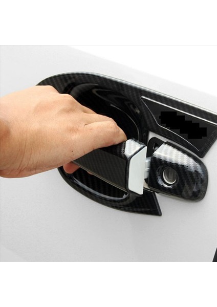 8x Otomatik Araba Ön Kapı Tutucu Kase Kapak Toyota Için Koruyucu Döşeme Karbon Fiber Çıkartmalar Chr C-Hr 2016-2020 Aksesuarlar (Yurt Dışından) fırsatları