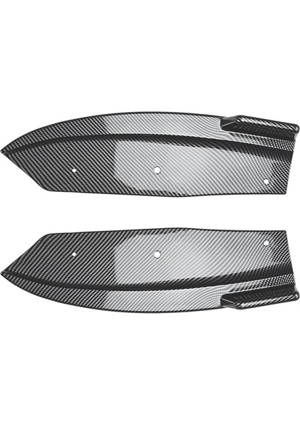 Bmw X4 G02 M Sport 2018-2021 Karbon Fiber Deseni Için Araba Arka Tampon Dudak Difüzör Ayırıcı Kanat Önlük Spoyleri (Yurt Dışından)