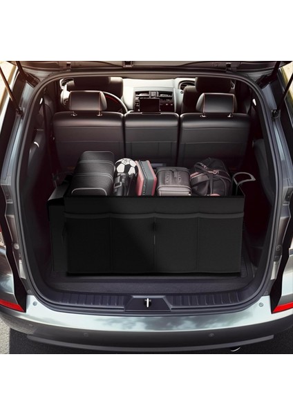 Araba Için Bagaj Organizatörü - Büyük Kapasiteli Otomobil Organizatörü Suv ve Sedan Için Katlanabilir Gaga Organizatörü Bej (Yurt Dışından) modelleri