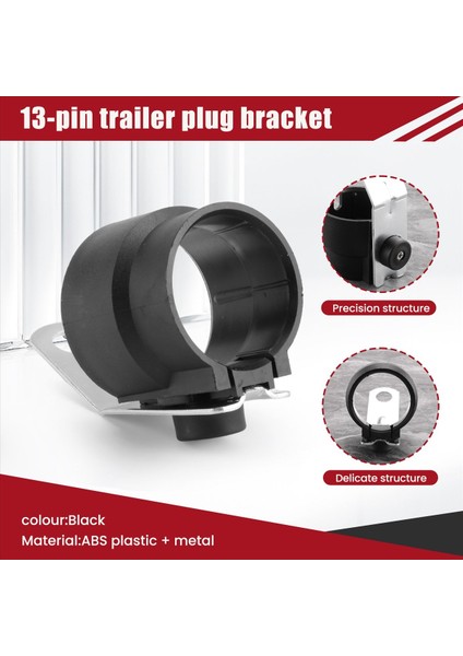 Fragman Fiş Braketi Fragman Konnektör Braket Römork Tapa Adaptörü 7PIN/13PIN Römork Fiş Rv Fragmanı Için Braket Utv (Yurt Dışından) indirimleri