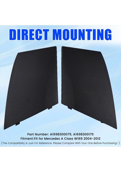Mercedes Benz Için A Sınıfı W169 A1698300075 A1698300175 Abs 1paır Ön Su Tahliye Kapağı (Yurt Dışından) fırsatları