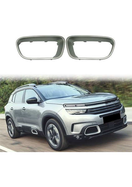 1paır Araç Ön Tampon Dekoratif Çerçeve Melek Gözler Citroen C5 Aircross Için Refit 9817829477 9817829377 Gümüş (Yurt Dışından) fırsatları