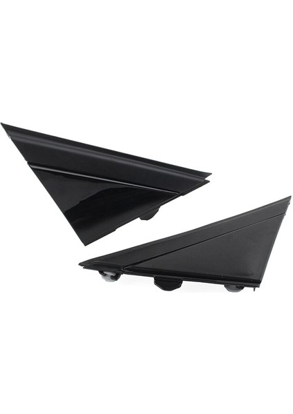 1 Çift Parlak Siyah Arka Görünüm Ayna Üçgen Ayna Dekoratif Plaka 1SH17KX7AA 1SH16KX7AA Fiat Için 500 2012-2019 (Yurt Dışından) modelleri