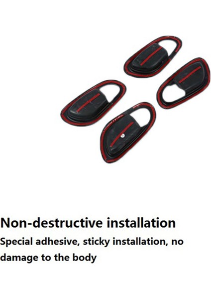 Kapı Kolu Kase Koruyucusu Çerçeve Kaplama Ön Su Bardağı Tutucu Çerçeve Kapağı Kaplama Nissan Navara NP300 16-19 (Yurt Dışından) indirimleri