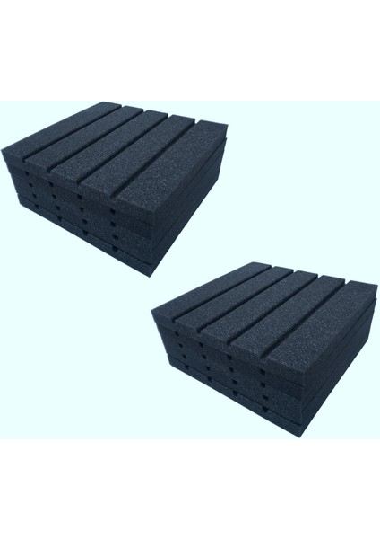 12PCS Kayıt Stüdyo Ses Yalıtımı Akustik Paneller Köpük Kalın Sünger Hafif Ağırlık Emilim Akustik (Yurt Dışından)