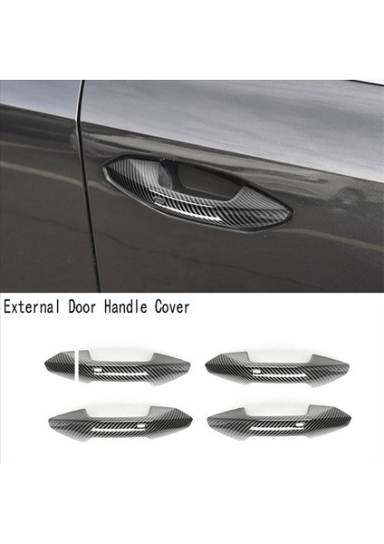 1 Set Karbon Fiber Abs Audi A3 A3 A3L 2021 2022 Araç Kapı Tutucu Kapak Döşeme (Yurt Dışından) modelleri