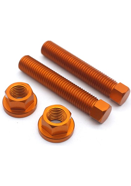 4x Arka Aks Blokları Ktm Sx Sxf Excf 125 150 250 350 450 530 690 990 1190 Macera (Orange) Için Zincir Ayarlayıcı Cıvata Vidası (Yurt Dışından) fırsatları
