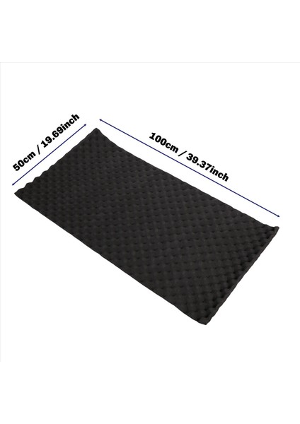 100X50CM Araba Ses Deadener Mat Sesi Deading Gürültü Yalıtım Akustik Sönümleme Köpük Subwoofer Mat Otomatik Aksesuarlar (Yurt Dışından) fırsatları