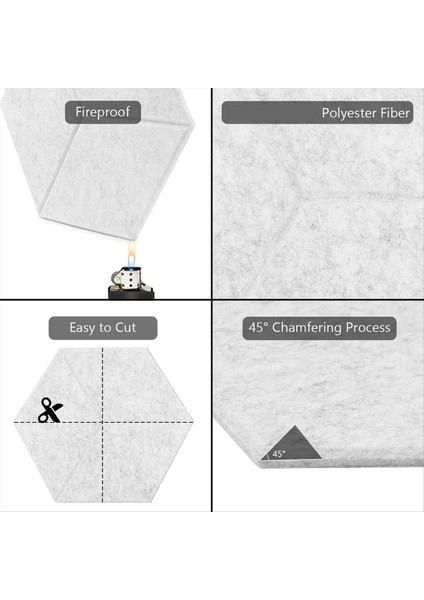 Kendinden Yapışkanlı 12 Pack Akustik Paneller 12X10 2x0 4inch Ses Geçirmez Köpük Panelleri Duvarlar Için Ses Emici Karo Beyaz (Yurt Dışından) fırsatları