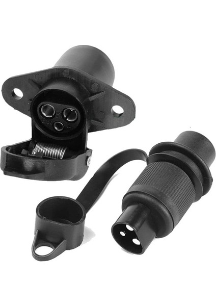 Römork Fiş Adaptörü Karavan Motorum Güç Kablosu Soket Konnektörü Fiş Soketi 3 Pimli Avrupa Tarzı Araba Römork Adaptörü (Yurt Dışından) fırsatları