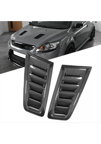 Araç Motor Kaput Hava Outlet Havalandırma Kapağı Karbon Fiber Havalandırma Kapağı Ford Focus Için Rs Mk2 Araç Aksesuarları (Yurt Dışından) fiyatları