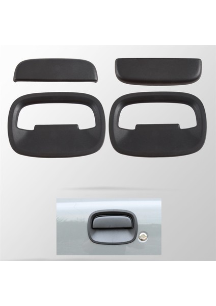 4pcs/set Araba Ön Dış Kapı Kolu Suzuki Jimny Için JB64 Sierra JB74W 2019-2023 Kapı Tutucu Kapak (Yurt Dışından)