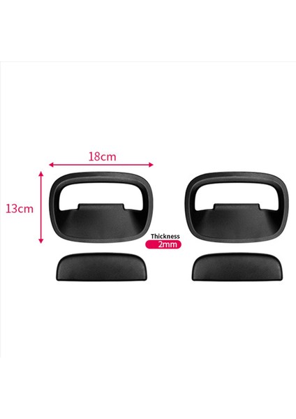 4pcs/set Araba Ön Dış Kapı Kolu Suzuki Jimny Için JB64 Sierra JB74W 2019-2023 Kapı Tutucu Kapak (Yurt Dışından) modelleri