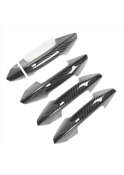 1 Set Karbon Fiber Abs Audi A3 A3 A3L 2021 2022 Araç Kapı Tutucu Kapak Döşeme (Yurt Dışından) fırsatları