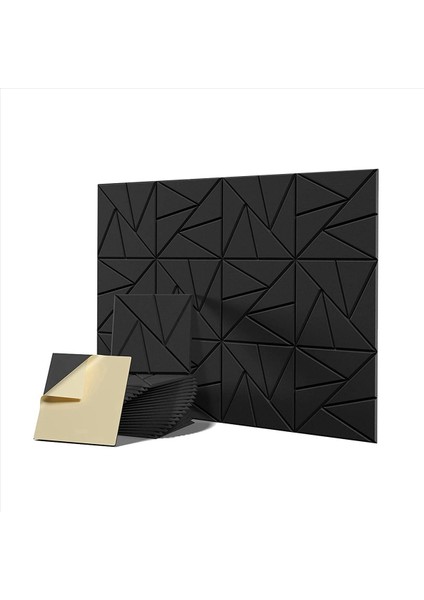 24PACK Akustik Paneller Kendinden Yapışkanlı 110 4inch Ses Geçirmez Köpük Panelleri Ses Panelleri Yoğunluklu Siyah (Yurt Dışından) modelleri