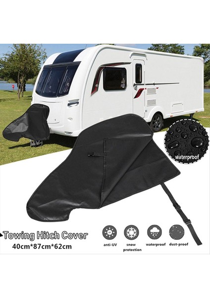 Evrensel Karavan Hitch Cover Su Geçirmez Çekme Hitch Cover Dil Jack Cover Römork Çekme Top Kilidi Kapakları (Yurt Dışından) fırsatları