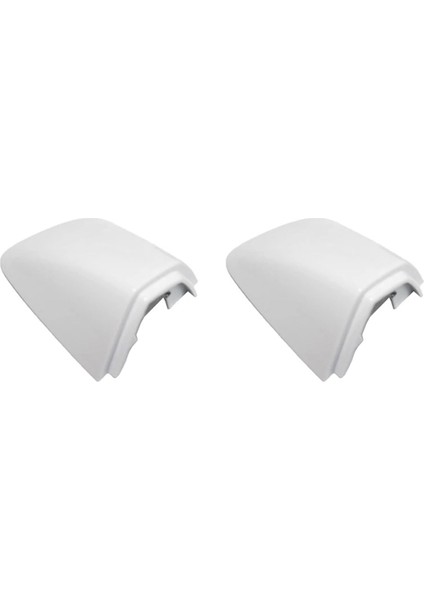 2x 1K8837879 5KD837879 Ön Sol Kapı Kolu Kilit Silindir Kapağı Golf 6 Passat Sharan Skoda Süper Koltuk Beyaz (Yurt Dışından)