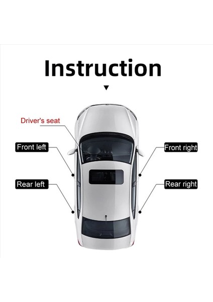 2x 1K8837879 5KD837879 Ön Sol Kapı Kolu Kilit Silindir Kapağı Golf 6 Passat Sharan Skoda Süper Koltuk Beyaz (Yurt Dışından) fiyatları