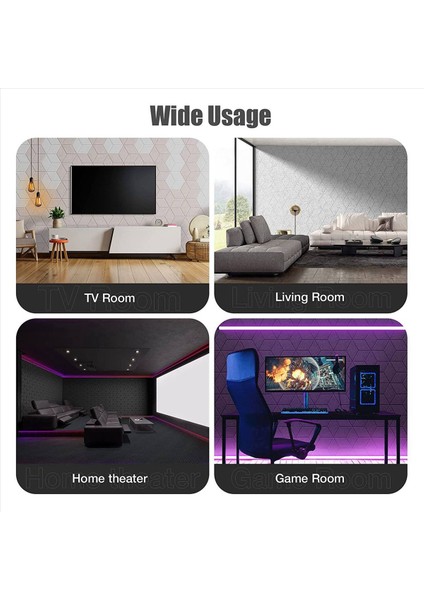 Ses Yalıtımı ve Akustik Için 24 Paket Akustik Köpük Kendi Yapışkanlı Ses Geçirmez Paneller (Sığ Deve) (Yurt Dışından) fiyatları