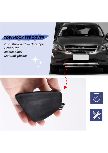 Volvo XC60 2014-2017 Için Ön Tampon Çekme Kanca Göz Kapağı Kapağı 31323767 39821562 (Yurt Dışından) fırsatları