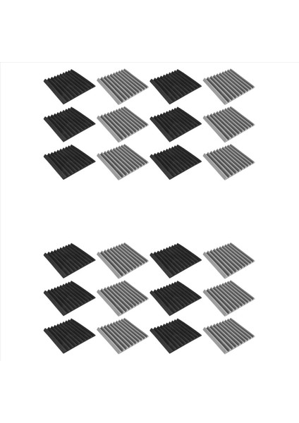 24 Paket Kendi Yapışkan Akustik Paneller 12X12X1 Inç Ses Geçirmez Köpük Paneller Ev Stüdyosu Için Ses Geçirmez Duvar Panelleri (Yurt Dışından) fiyatları