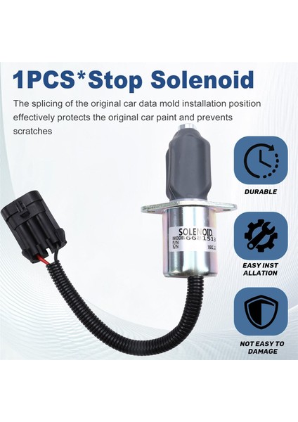 Solenoid 6681512 6681513 12V Durdur Solenoid Bobcat A220 S70 S100 S130 S150 S160 S175 S185 S205 S220 (Yurt Dışından) indirimleri