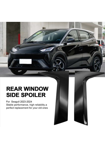 Byd Seagull Için 2023-2024 Araba Yan Kanat Dekorasyon Sticker Modifiye Arka Üçgen Kuyruk Soyuna Uygun (Yurt Dışından) fırsatları