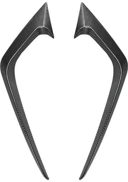 Araba Ön Tampon Ayırıcı Spoiler Dekoratif Kaplamalar Ford Fiesta St Mk6 12-2017 Karbon Fiber Desen (Yurt Dışından)