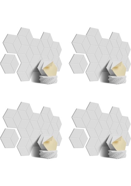 48 Ses Izolasyonu ve Akustik Için (Beyaz) (Yurt Dışından)