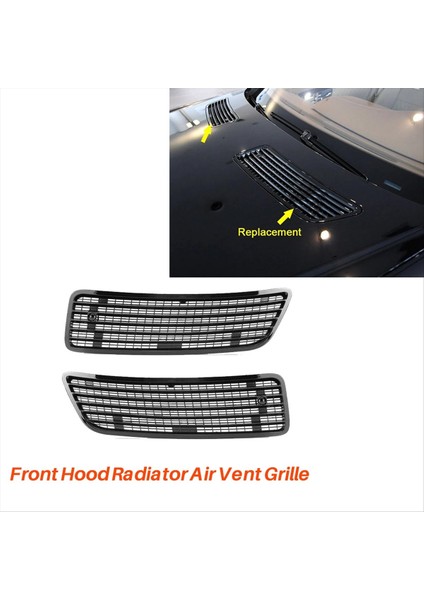 1paır Araç Kounu Üst Henç Grılle Trim Kapak Mercedes Için Parlak Siyah Benz W221 W251 2007-2013 A221800205 A2218800305 (Yurt Dışından) indirimleri