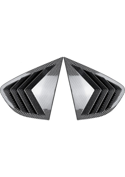 Araba Arka Cam Panjur Panjurları Panjurlar Bmw Için Kapak Döşeme X4 F26 2014-2018 Araba Trim Aksesuarları Karbon Fiber Doku (Yurt Dışından)