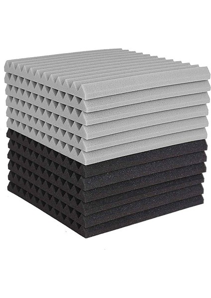 72 Pcs Akustik Köpük Kartı Stüdyo Fayans Akustik Köpük Ses Geçirmez Piramit Stüdyo Duvar Paneli 2 5X30X30CM (Yurt Dışından)