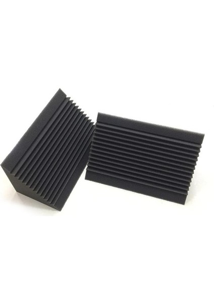 6 Pcs Akustik Köpük Kömür/siyah Bas Tuzağı Ses Emme Stüdyosu Ses Yalıtımı Köşe Duvar 12 x 12 x 24 cm (Yurt Dışından) modelleri