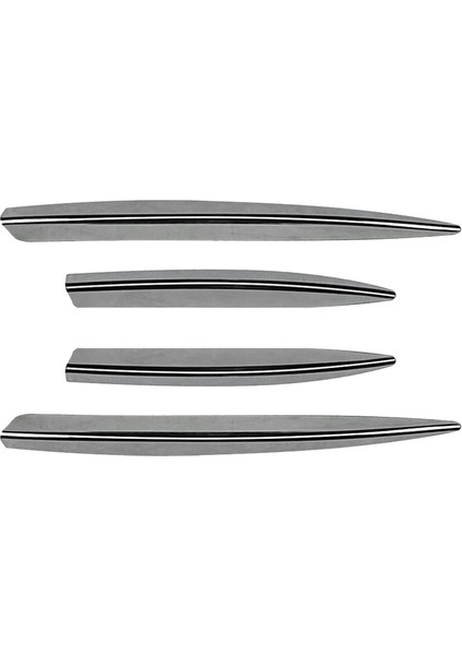 Gümüş Kaplama Ön Tamponlar Dudak Ön Izgara Döşeme Benz A Sınıfı W177 A180 2023+ Amg 2018+ Araba Spoiler Sticker (Yurt Dışından)