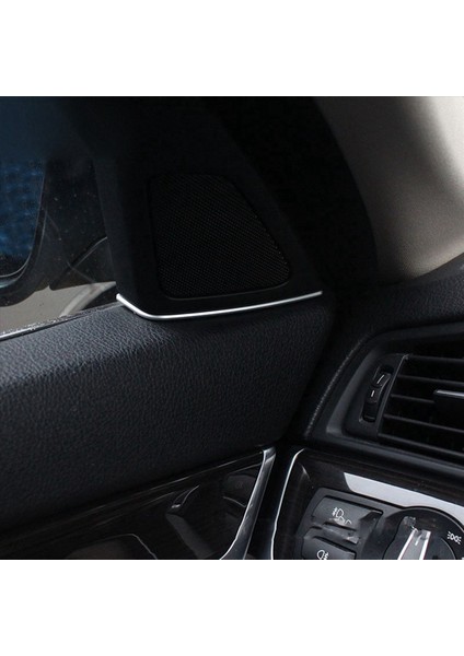 F10 F11-BMW 5 Serisi 2011-2013 Abs Chrome Door Hoparlörler Çerçeve (Yurt Dışından) modelleri