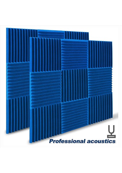 48 Paket Akustik Köpük Panelleri 1X12X12 Inç Ateş Sesli Ses Tabanlı Duvar Panelleri Stüdyolar Için Ses Panelleri Ses Panelleri Ev (Yurt Dışından) fırsatları