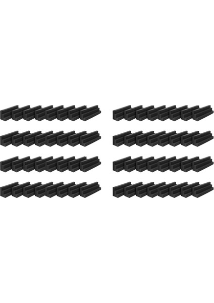 64 Pcs Akustik Paneller Bas Tuzağı Köşe Stüdyo Köpük Ses Yalıtım Pad Duvar Paneli Köşe Blok Stüdyo Veya Tiyatro (Yurt Dışından)