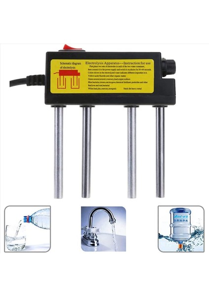 3x Su Elektrolizör Test Elektroliz Cihazı Su Araçları Kaçırganlıklar Taşınabilir Su Kalitesi Test Merkezi Ab Fişi (Yurt Dışından) modelleri